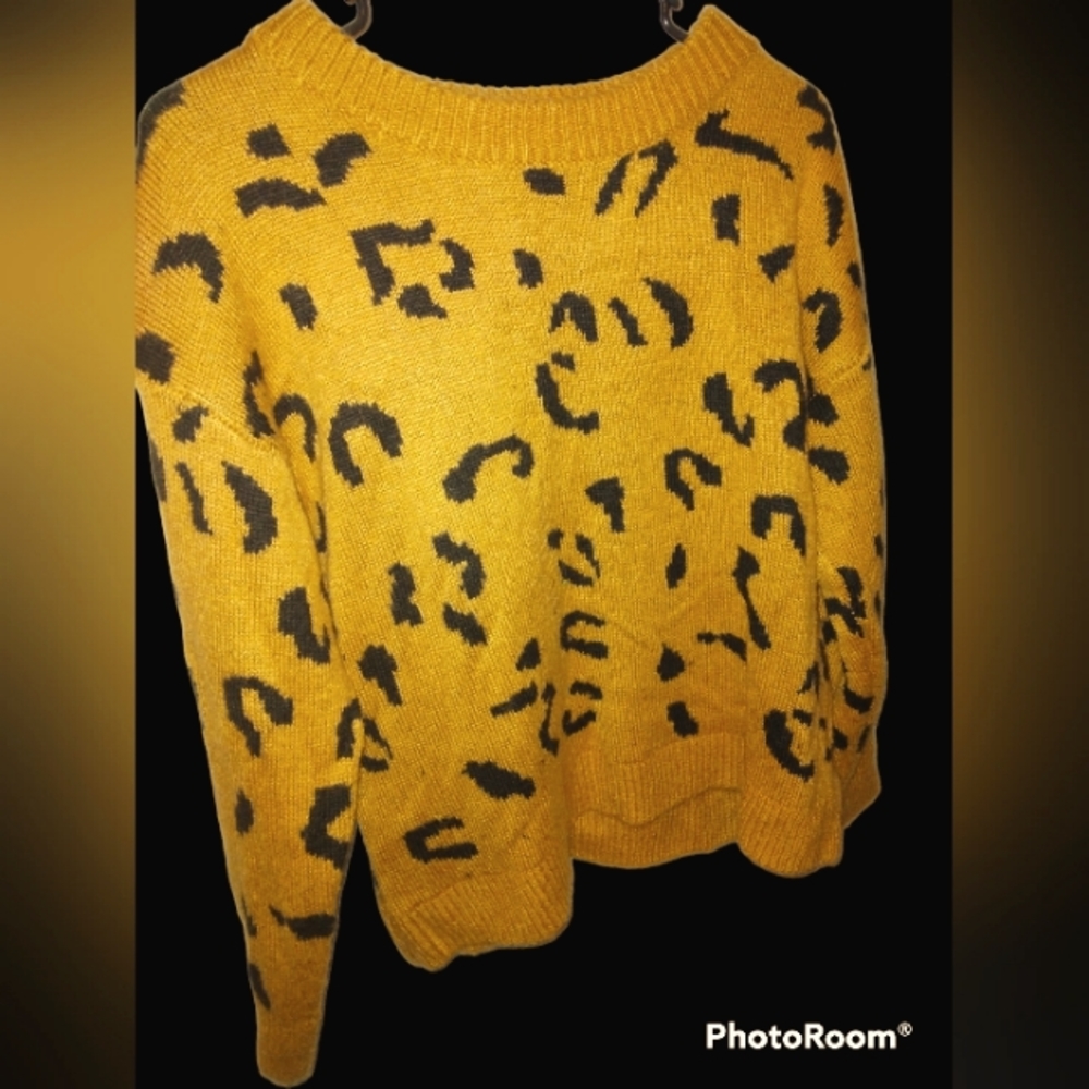 Gold and Black Sweater